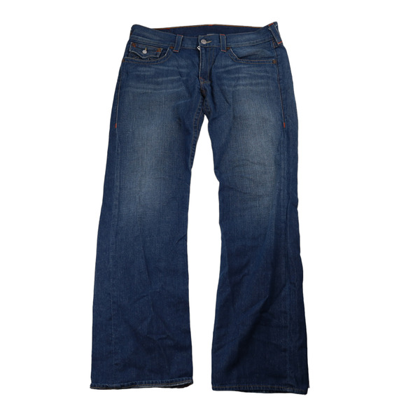Pt01 Denim Blue Denim Tapered Jeans Men